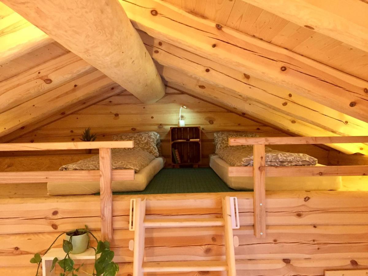 Blockhaus Chalet Mit Beheizbarem Badefass Und Infrarotsauna Auf Der Terrasse Oberschützen Eksteriør bilde